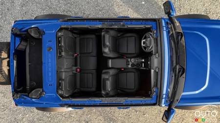 2022 Ford Bronco First Edition, from above